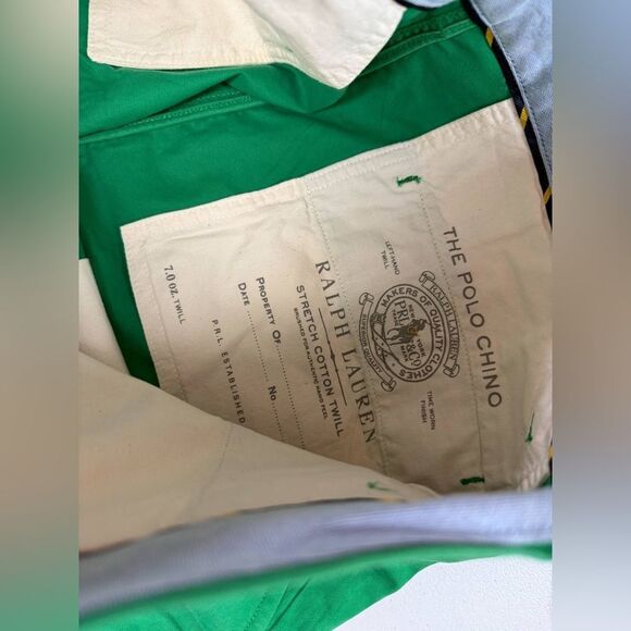 New polo ralph lauren  Stretch Straight Fit Chino Short Sz 35 - Picture 8 of 11